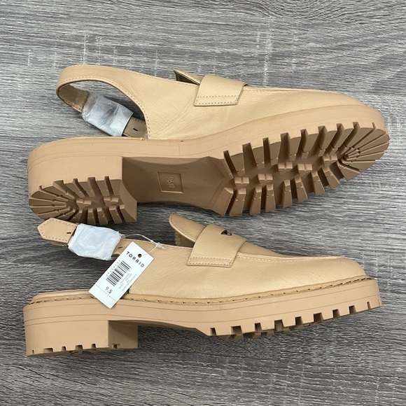 NWT. Torrid 9.5WW Sling Back Lug Loafers. - Picture 14 of 16